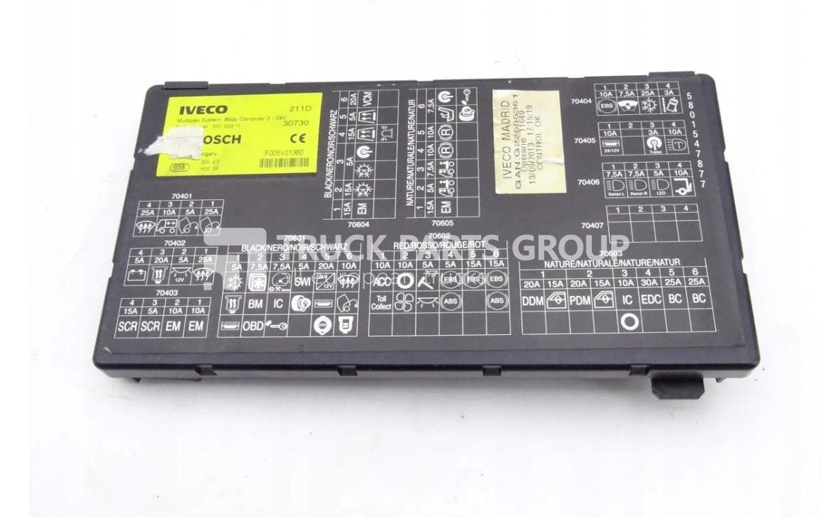 multiplex system ecu iveco e6